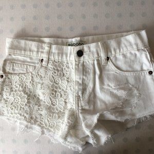 White Shorts